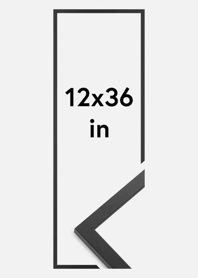 Πλαίσιο Trendy Ακρυλικό γυαλί Μαύρος 12x36 inches (30,48x91,44 cm)