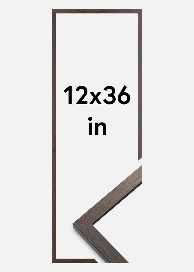 Πλαίσιο Trendy Ακρυλικό γυαλί Καρυδιά 12x36 inches (30,48x91,44 cm)