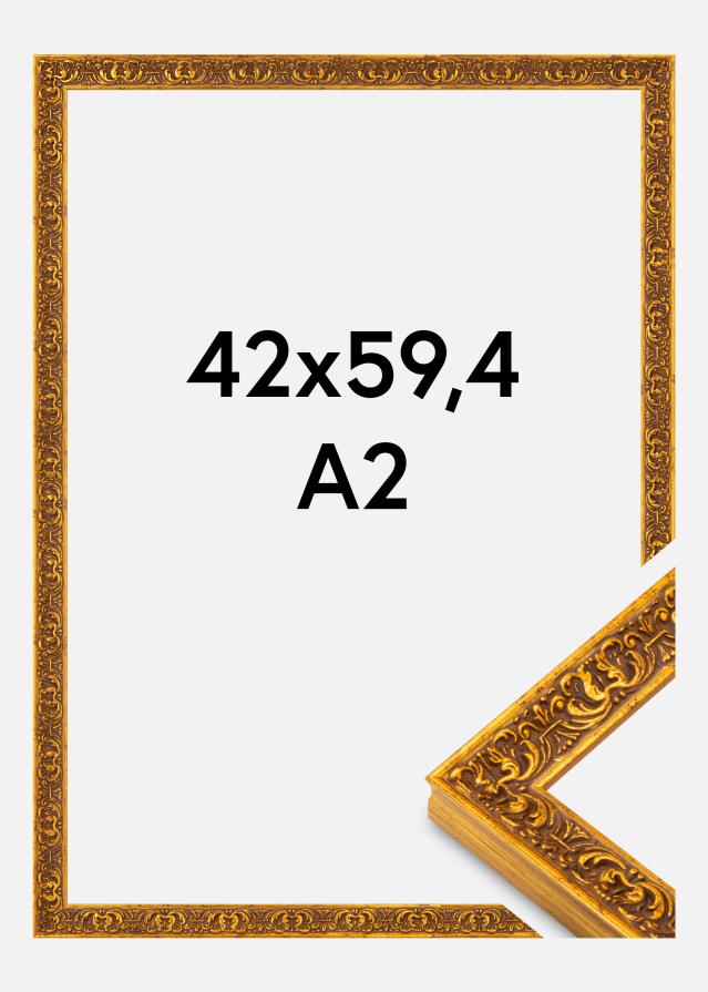 Πλαίσιο Amber Ακρυλικό Γυαλί Χρυσό 42x59,4 cm (A2)