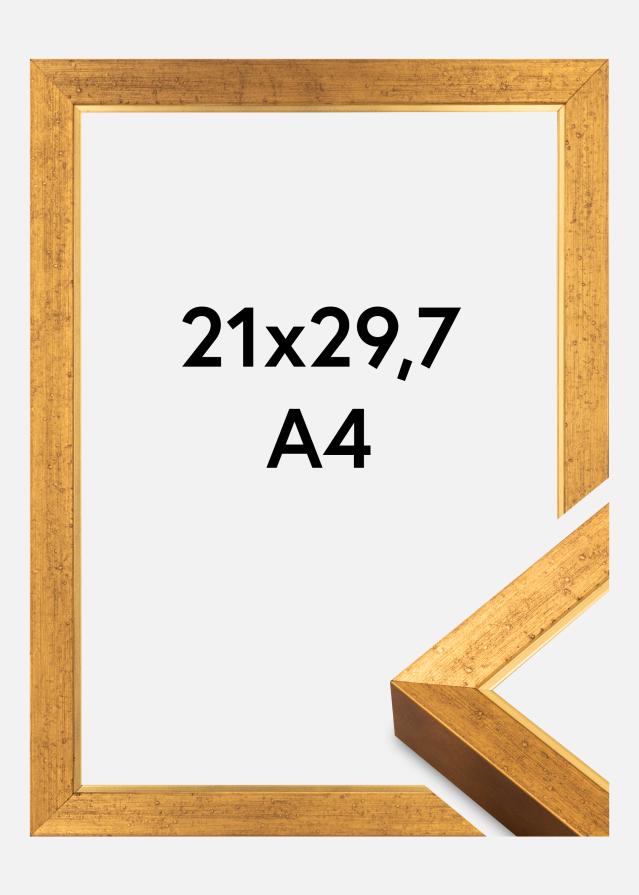 Πλαίσιο Brema Ακρυλικό Γυαλί Χρυσό 21x29,7 cm (A4)