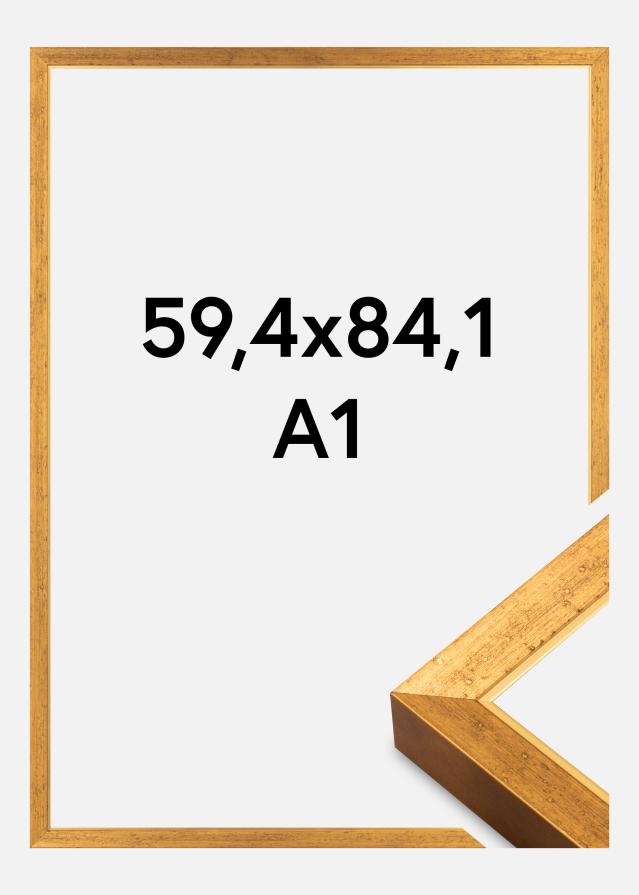 Πλαίσιο Brema Ακρυλικό γυαλί Χρυσός 59,4x84,1 cm (A1)