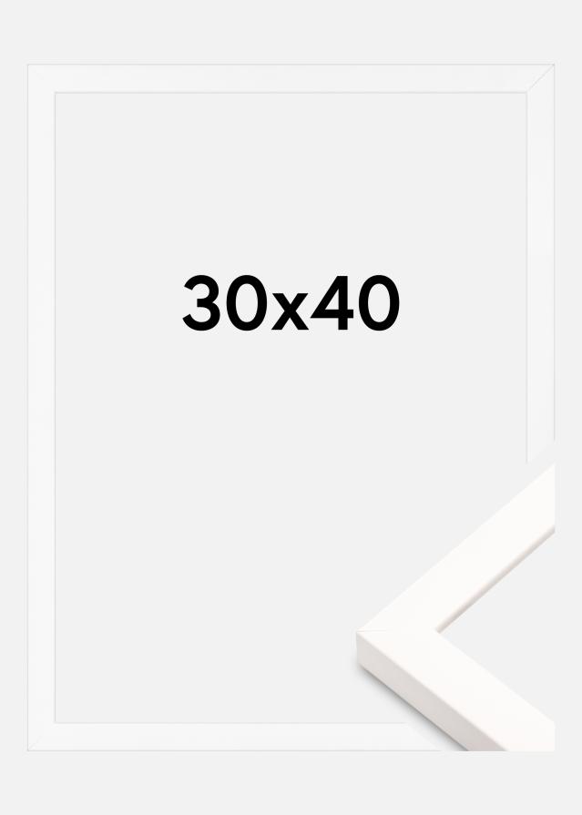 Πλαίσιο Brooke Ακρυλικό γυαλί Λευκό 30x40 cm