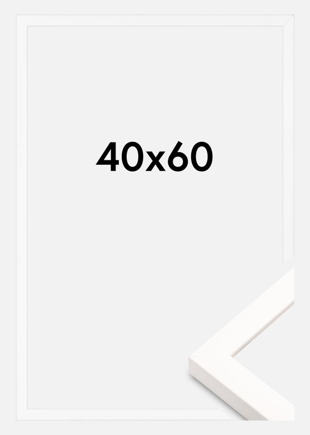 Πλαίσιο Brooke Ακρυλικό Γυαλί Λευκό 40x60 cm