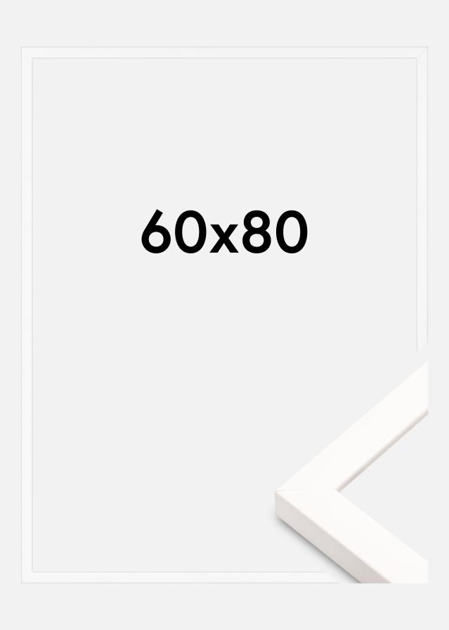 Πλαίσιο Brooke Ακρυλικό γυαλί Λευκό 60x80 cm