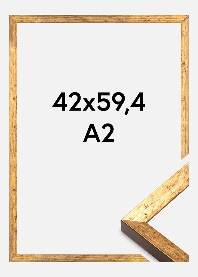 Πλαίσιο Dune Ακρυλικό Γυαλί Χρυσό 42x59,4 cm (A2)
