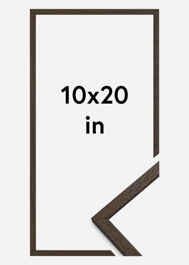 Πλαίσιο Edsbyn Ακρυλικό γυαλί Καρυδιά 10x20 inches (25,4x50,8 cm)