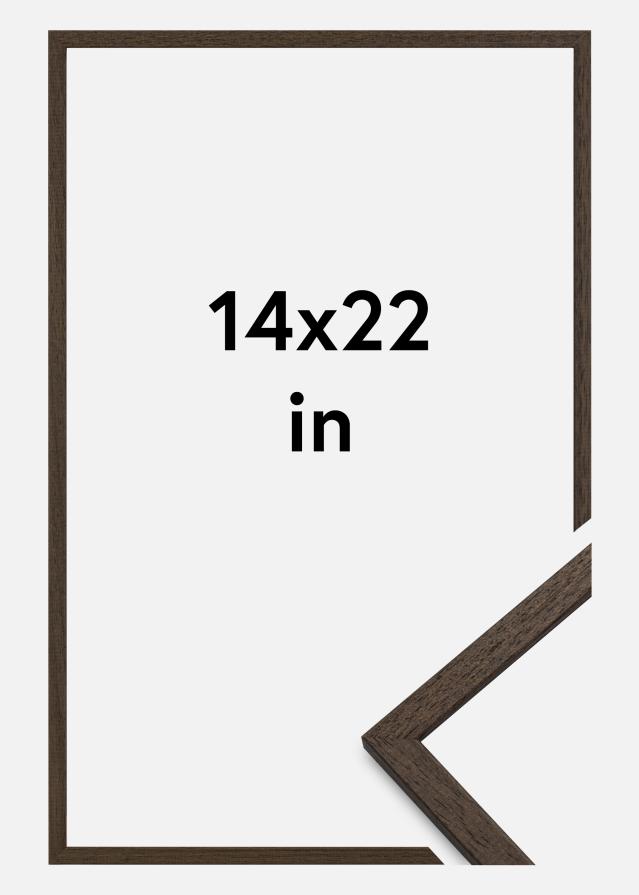 Πλαίσιο Edsbyn Ακρυλικό γυαλί Καρυδιά 14x22 inches (35,56x55,88 cm)