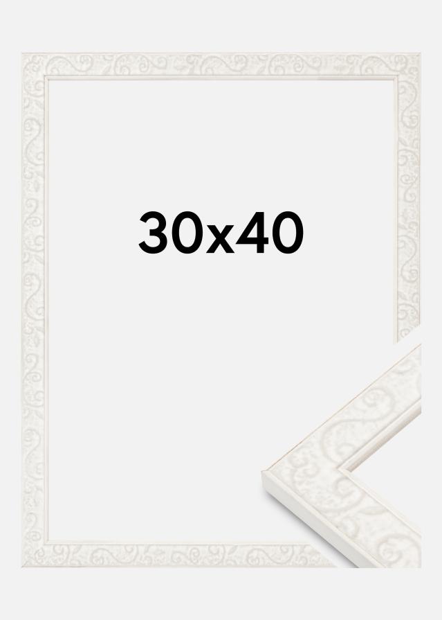 Πλαίσιο Milton Ακρυλικό γυαλί Λευκό 30x40 cm