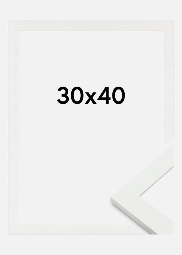 Πλαίσιο Sandra Ακρυλικό γυαλί Λευκό 30x40 cm