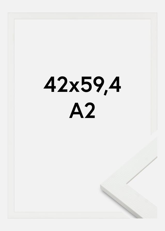 Πλαίσιο Sandra Ακρυλικό Γυαλί Λευκό 42x59,4 cm (A2)