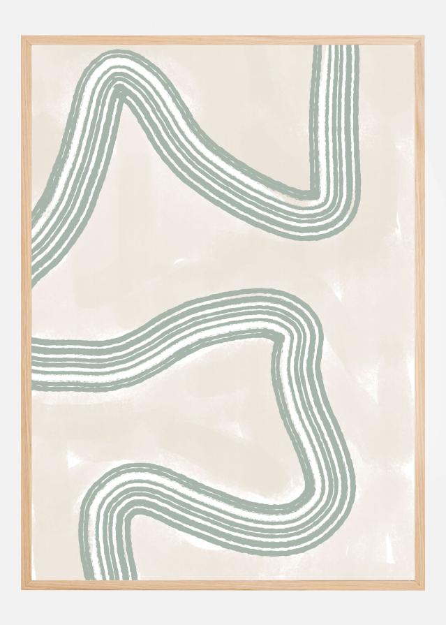 Abstracto Twist Αφίσα