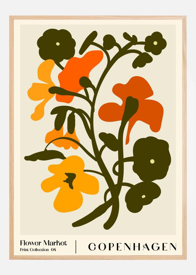 Flower Market. Copenhagen Αφίσα