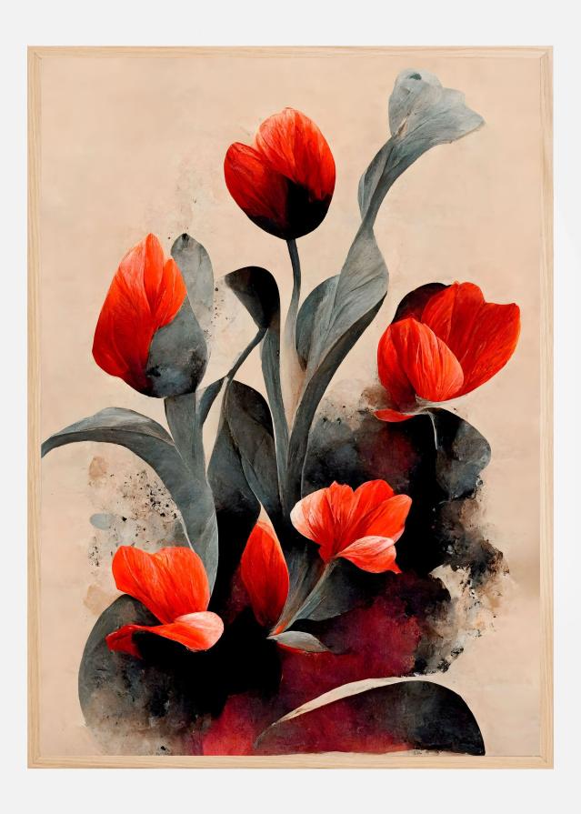 Red Tulips Αφίσα