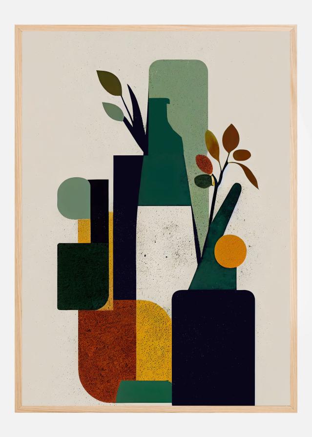 Bottle and Plant Αφίσα