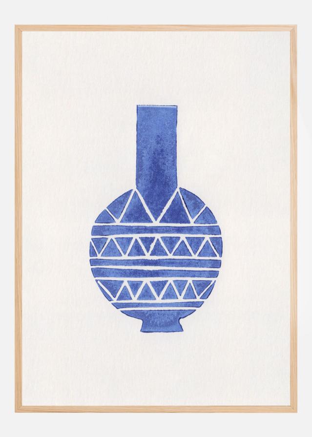 Linocut Vase #8 Αφίσα