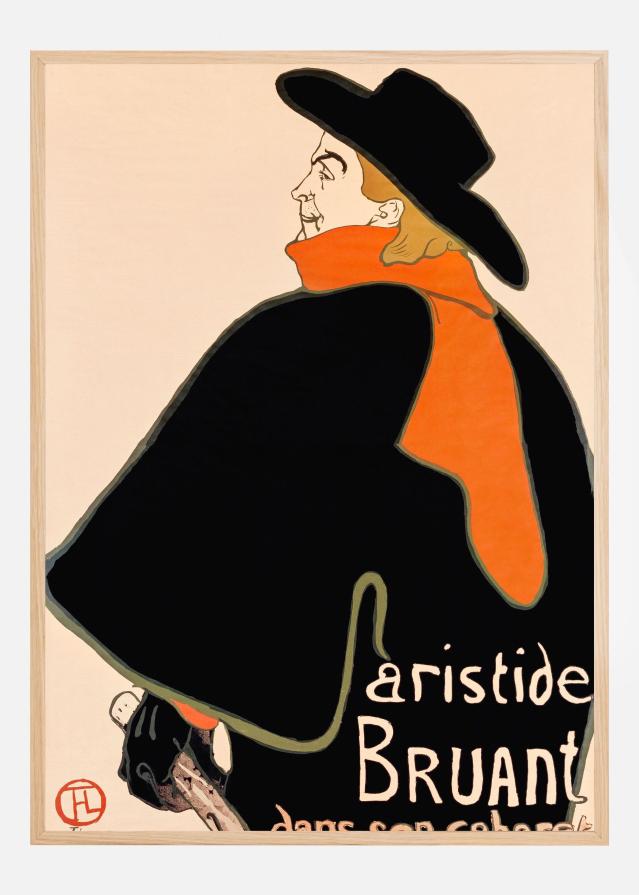 Aristide Bruant In His Cabaret (1893) Αφίσα