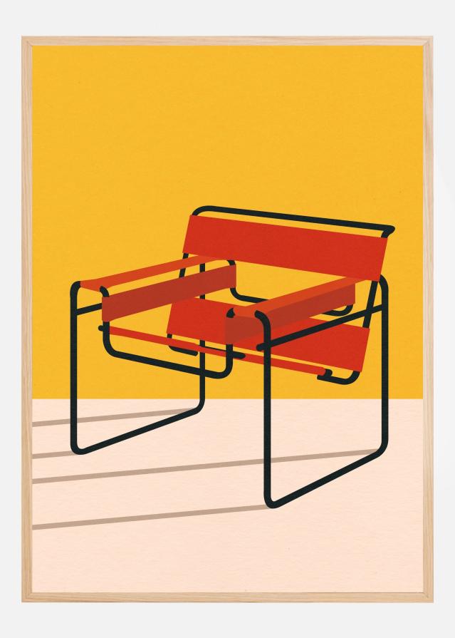 Wassily Chair Marcel Breuer Αφίσα