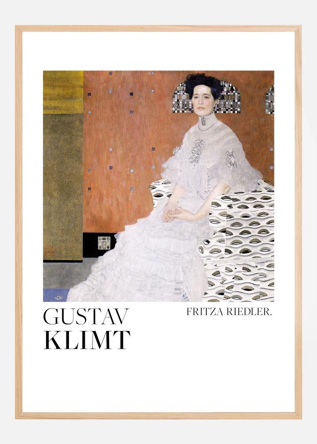 Bildnis Fritza Riedler (1906) Αφίσα