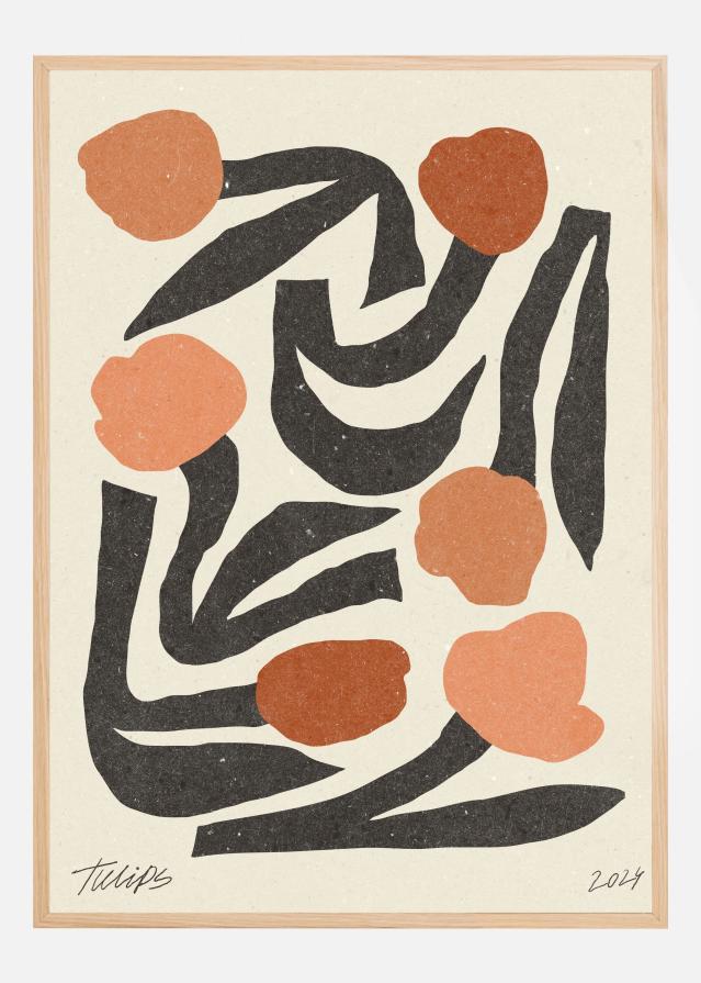 Modern Flower 03 Αφίσα