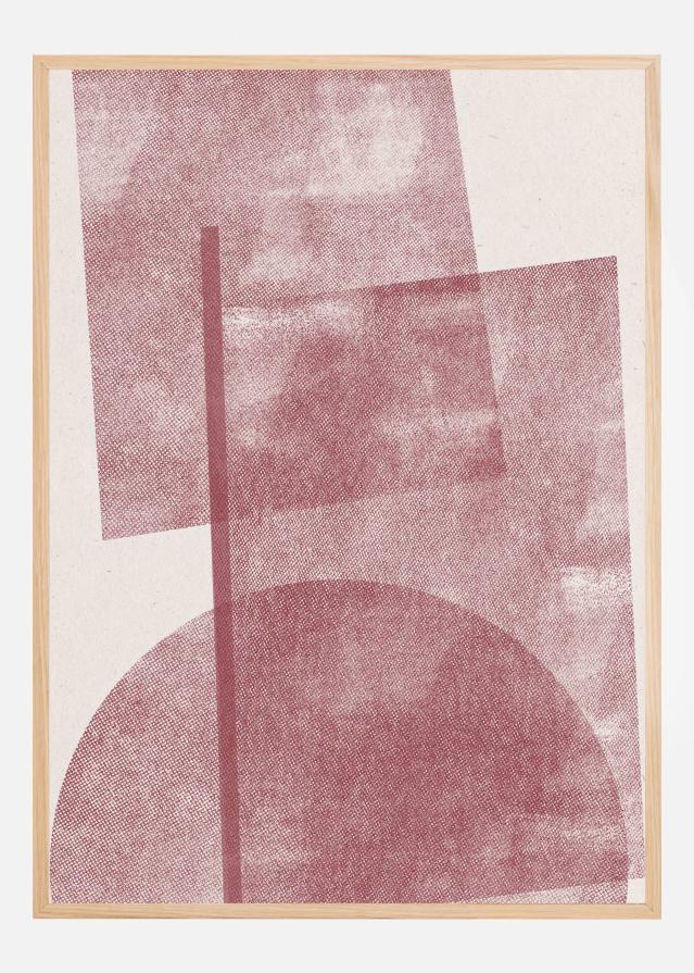 Paper Red Collage No.4 Αφίσα