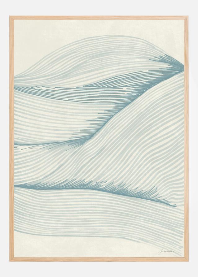 Ocean in lines 02 Αφίσα