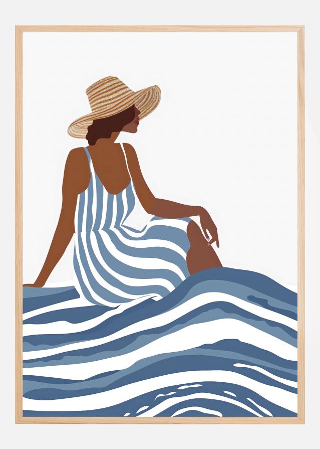 The Girl In the Striped Dress Αφίσα