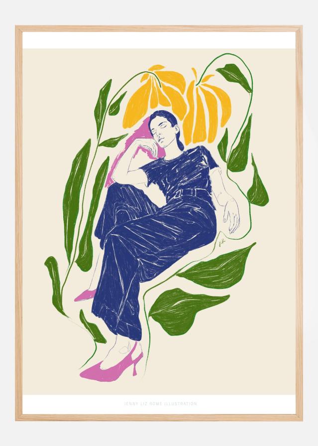 Jlr Quiet in the garden Αφίσα