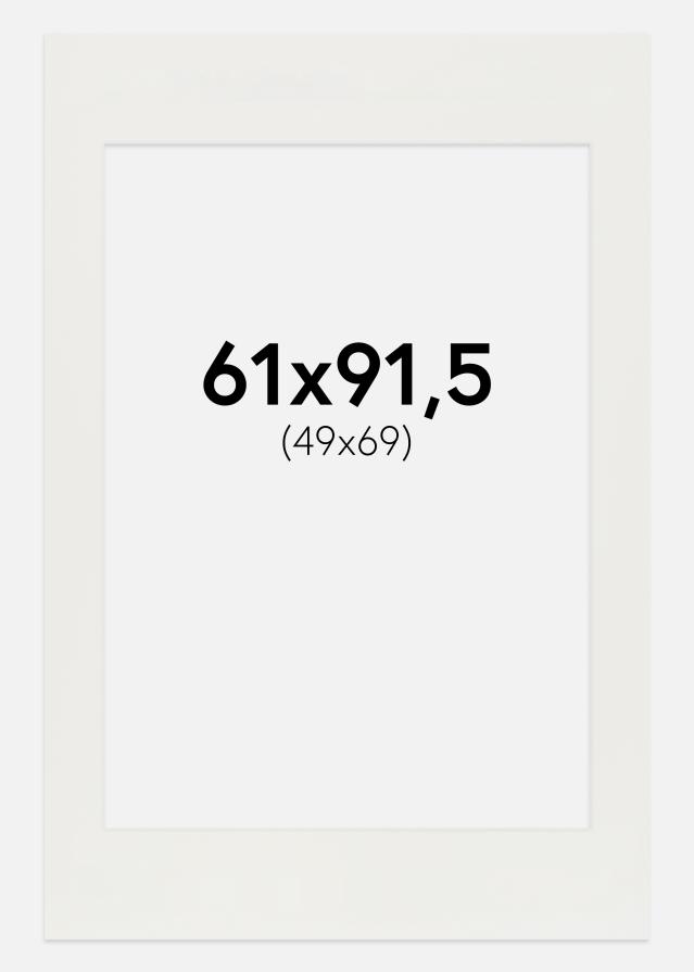 Πασπαρτού Λευκό 3 mm Λευκό πυρήνας 61x91,5 cm (49x69)