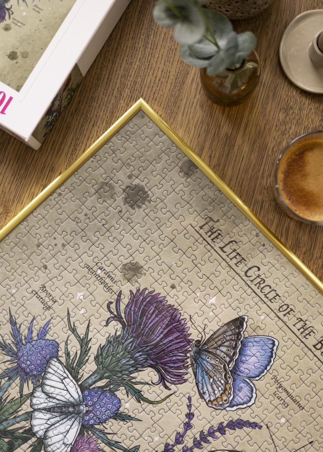 Κορνίζα παζλ Χρυσός 50x70 cm