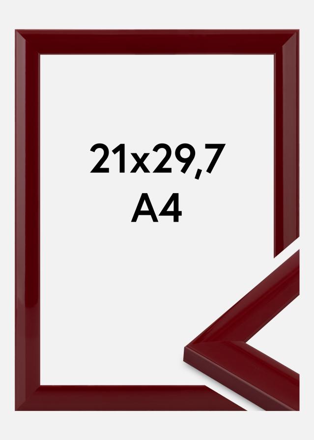 Πλαίσιο Dorset Ακρυλικό γυαλί Σκούρο Κόκκινο 21x29.7 cm (A4)