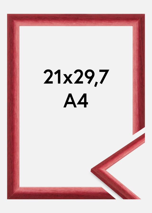 Πλαίσιο Cornwall Ακρυλικό γυαλί Σκούρο Κόκκινο 21x29.7 cm (A4)