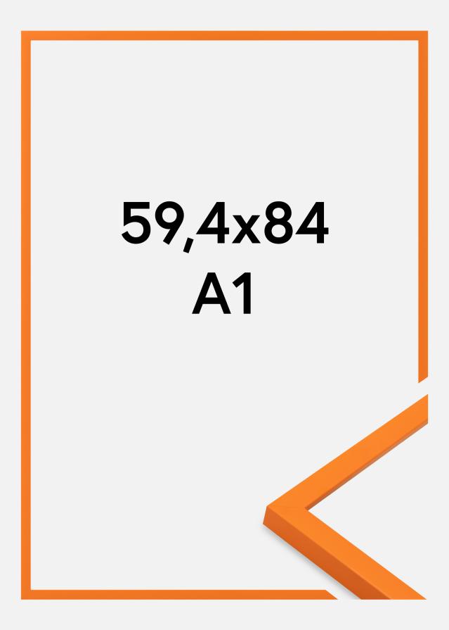 Πλαίσιο Kent Ακρυλικό γυαλί Πορτοκαλί 59,4x84,1 cm (A1)