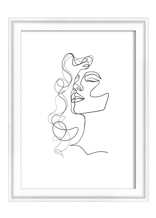 Πλαίσιο Silhouette Λευκό 13x18 cm