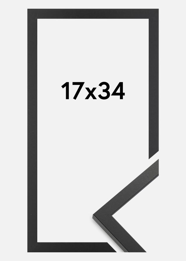 Πλαίσιο Trendy Ακρυλικό γυαλί Μαύρος 17x34 cm