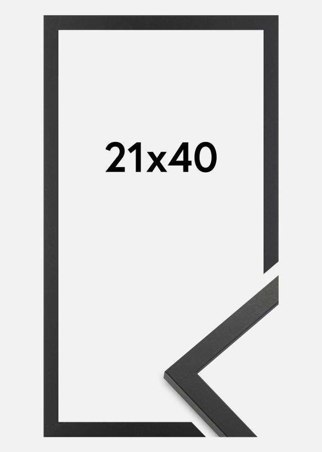 Πλαίσιο Trendy Ακρυλικό γυαλί Μαύρος 21x40 cm