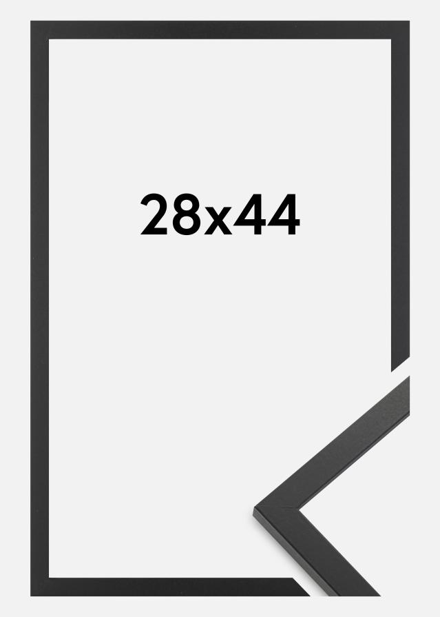 Πλαίσιο Trendy Ακρυλικό γυαλί Μαύρος 28x44 cm