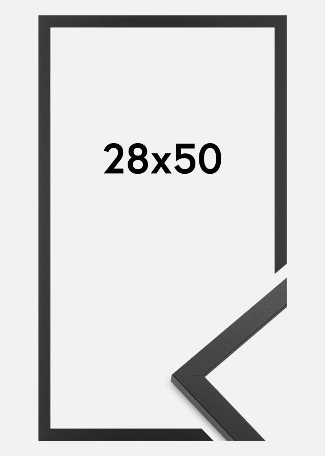 Πλαίσιο Trendy Ακρυλικό γυαλί Μαύρος 28x50 cm