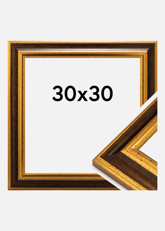 Πλαίσιο Aberystwyth Ακρυλικό γυαλί Χρυσός 30x30 cm