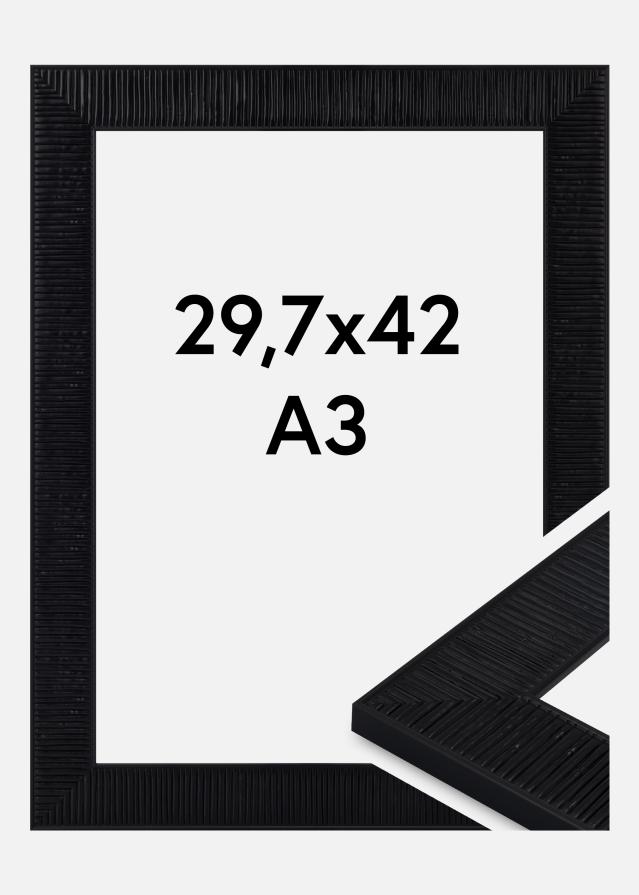Πλαίσιο Lund Ακρυλικό γυαλί Μαύρο 29.7x42 cm (A3)