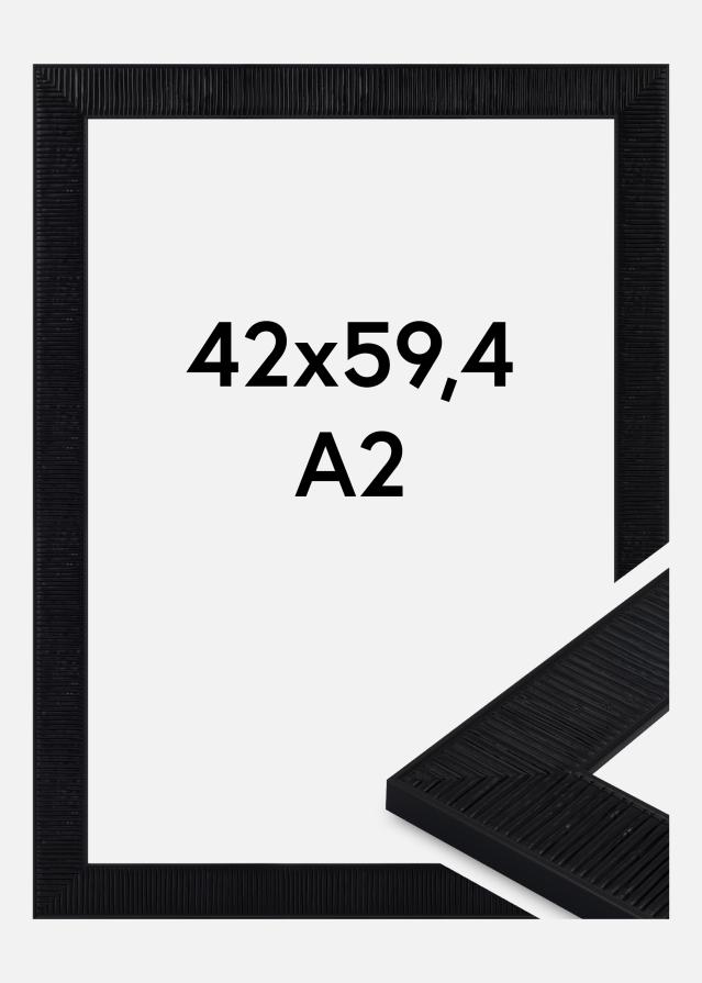 Πλαίσιο Lund Ακρυλικό γυαλί Μαύρο 42x59.4 cm (A2)