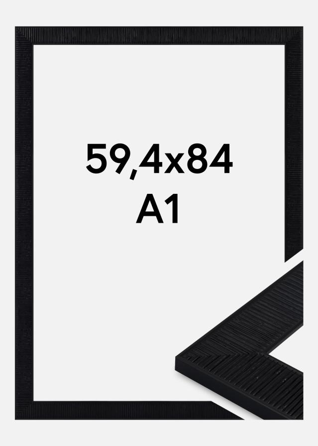 Πλαίσιο Lund Ακρυλικό γυαλί Μαύρο 59.4x84 cm (A1)