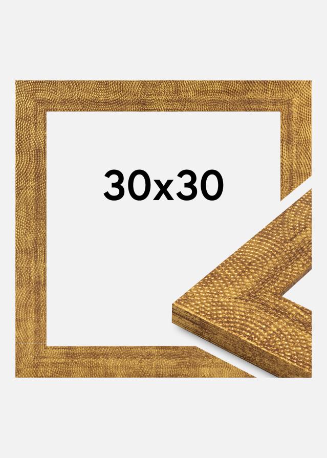 Πλαίσιο Linea Ακρυλικό γυαλί Χρυσός 30x30 cm