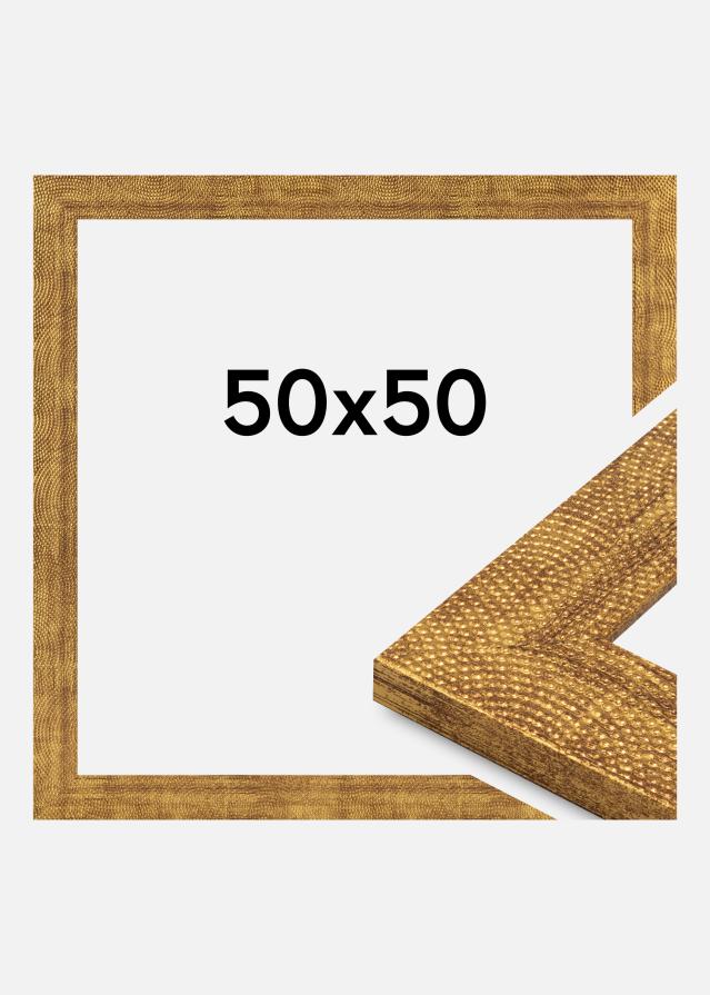 Πλαίσιο Linea Ακρυλικό γυαλί Χρυσός 50x50 cm