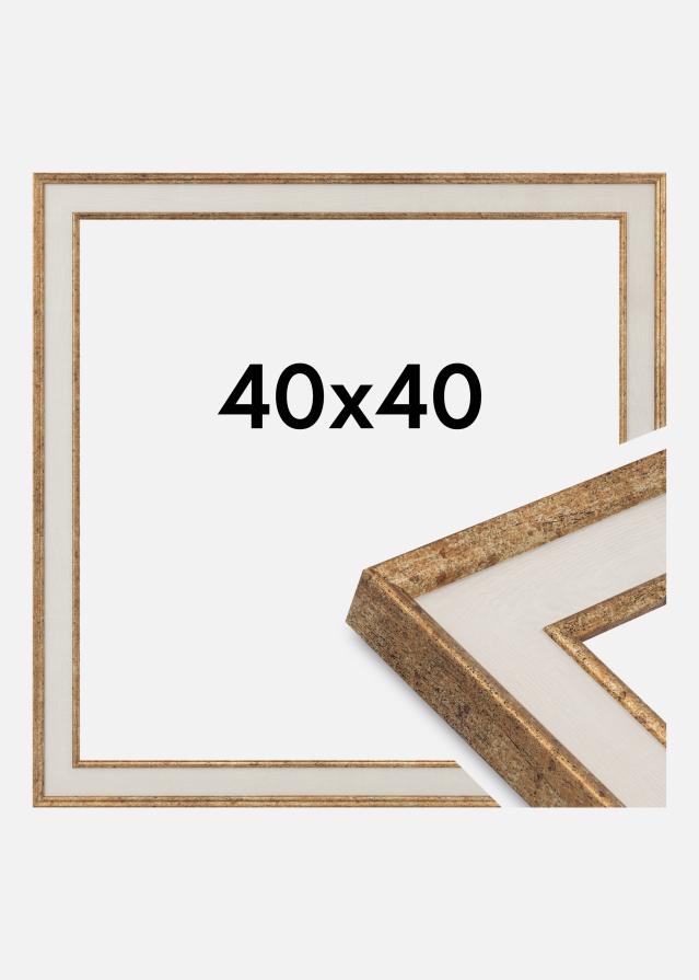 Πλαίσιο Dolly Ακρυλικό γυαλί Χρυσός 40x40 cm