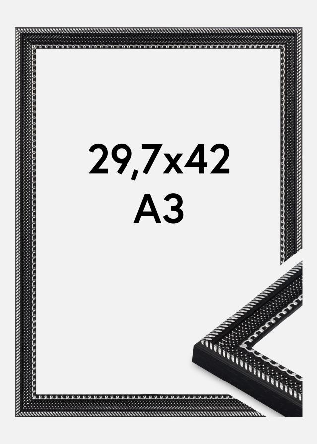 Πλαίσιο Trellis Ακρυλικό γυαλί Μαύρο 29.7x42 cm (A3)