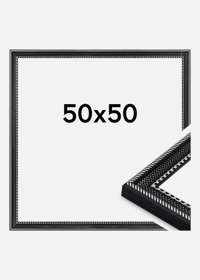 Πλαίσιο Trellis Ακρυλικό γυαλί Μαύρο 50x50 cm