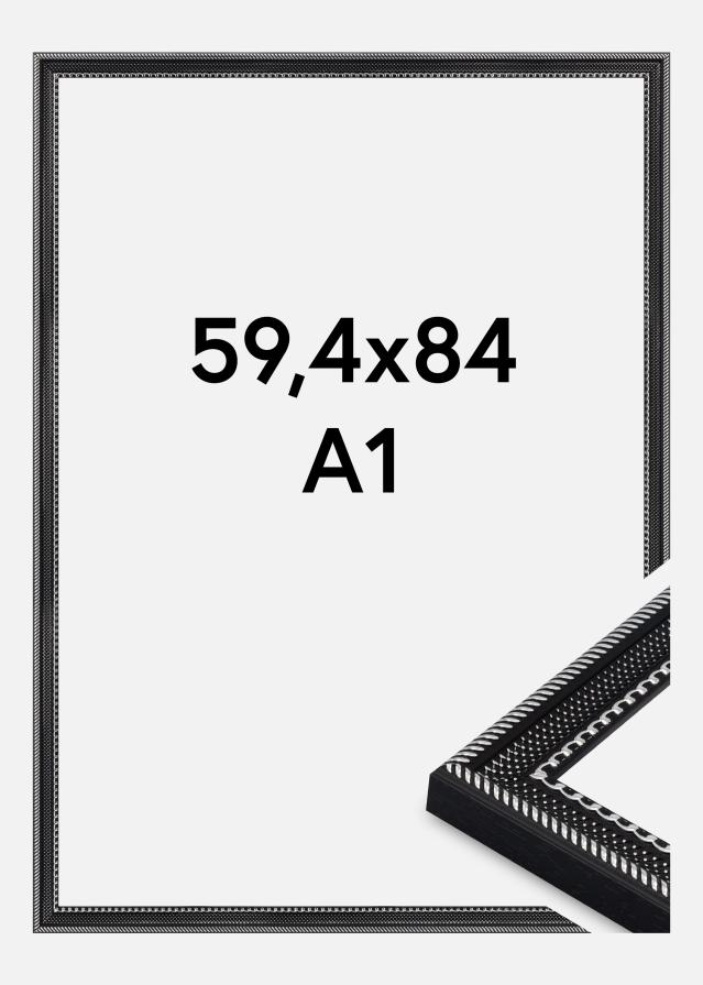 Πλαίσιο Trellis Ακρυλικό γυαλί Μαύρο 59.4x84 cm (A1)