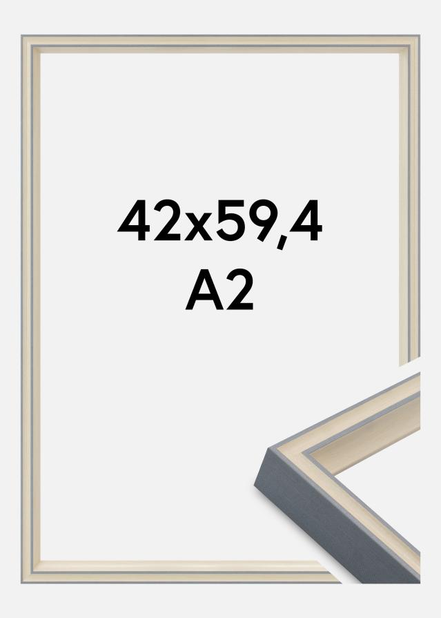 Πλαίσιο Riga Ακρυλικό γυαλί Γκρι 42x59.4 cm (A2)