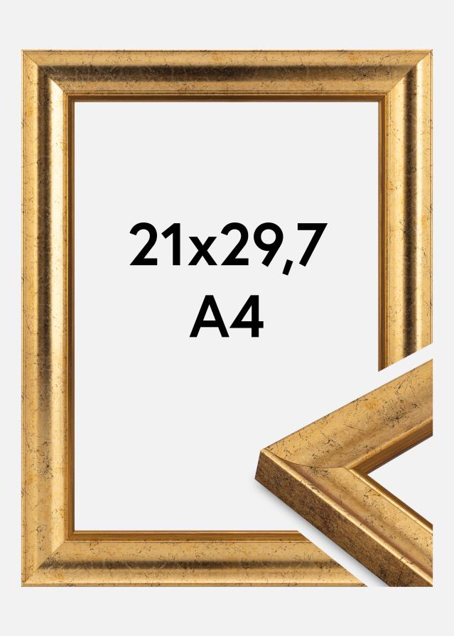 Πλαίσιο Conca Ακρυλικό γυαλί Χρυσός 21x29.7 cm (A4)