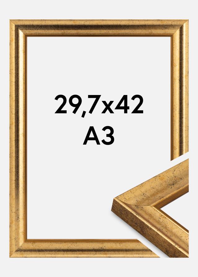 Πλαίσιο Conca Ακρυλικό γυαλί Χρυσός 29.7x42 cm (A3)